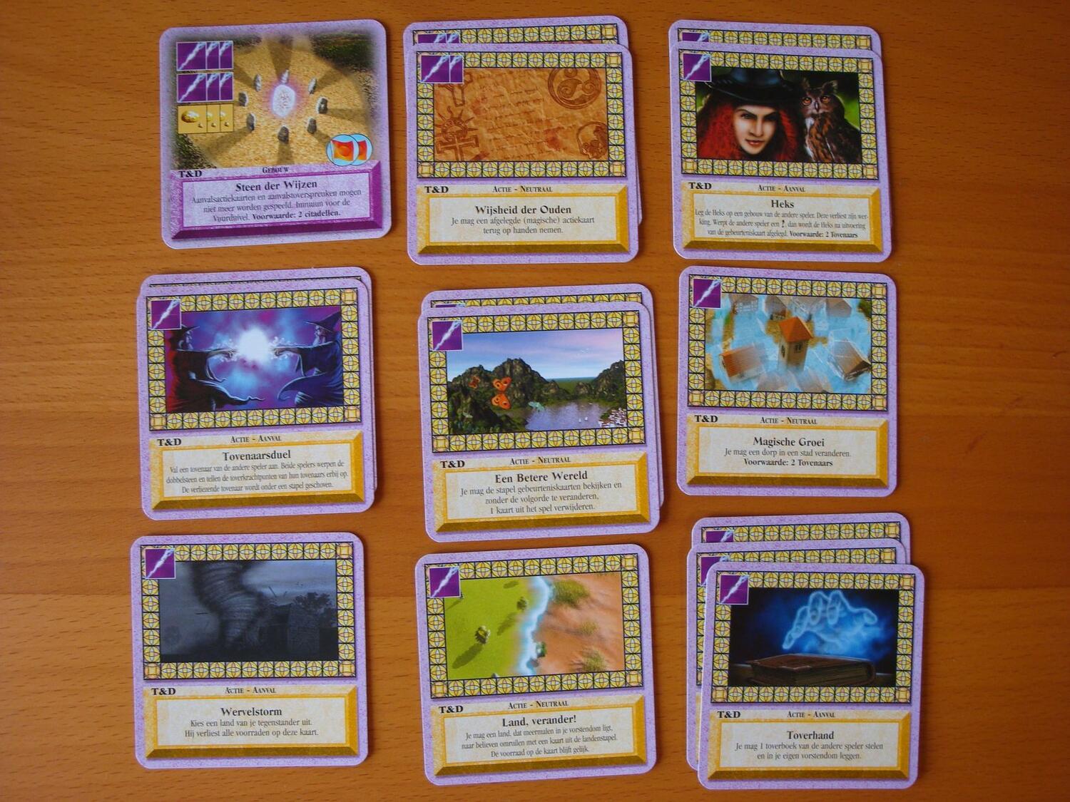 Les Colons de Catane: Jeu de Cartes - Magiciens & Dragons Cartes