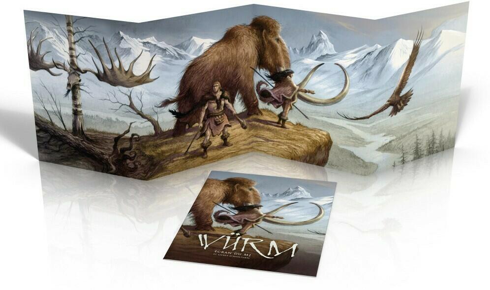 Würm: Le Jeu de Rôle dans le Préhistoire - Écran du MJ et Livret d'Aventures Eclate