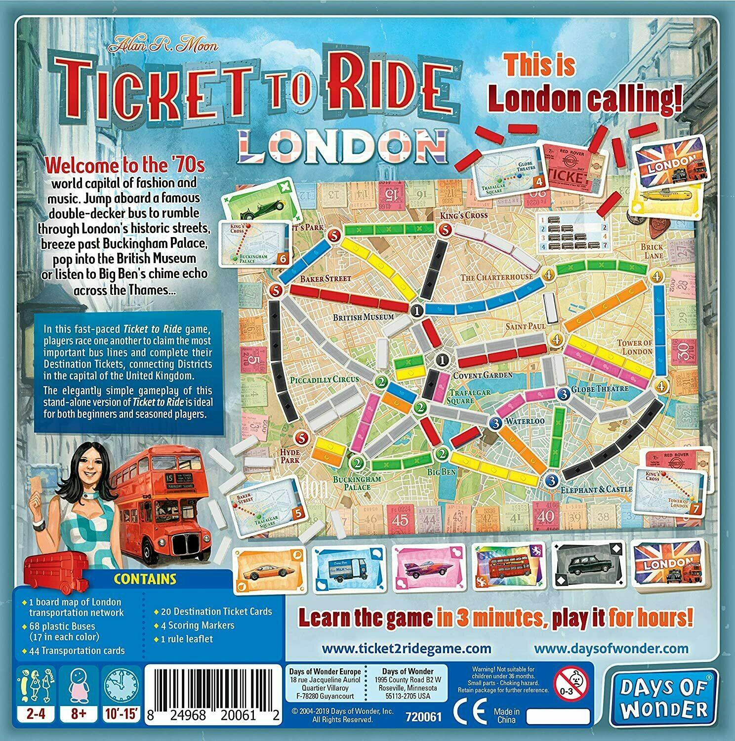 Ticket to Ride: London Back