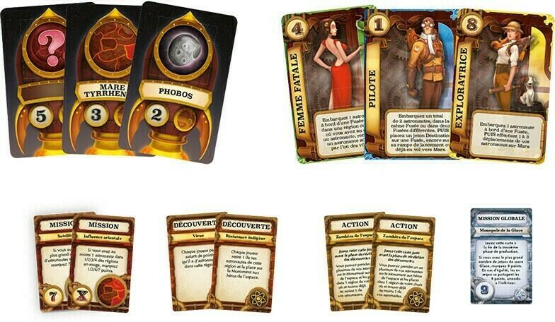 Mission: Planète Rouge Cartes