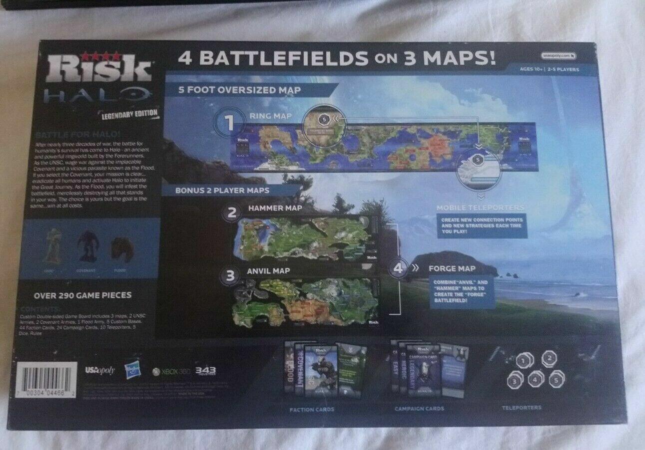 Risk: Halo Wars - Legendary Edition Back 3d