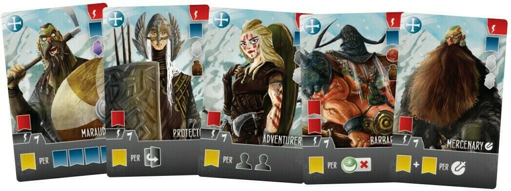 Paladins du Royaume de l'Ouest Cartes