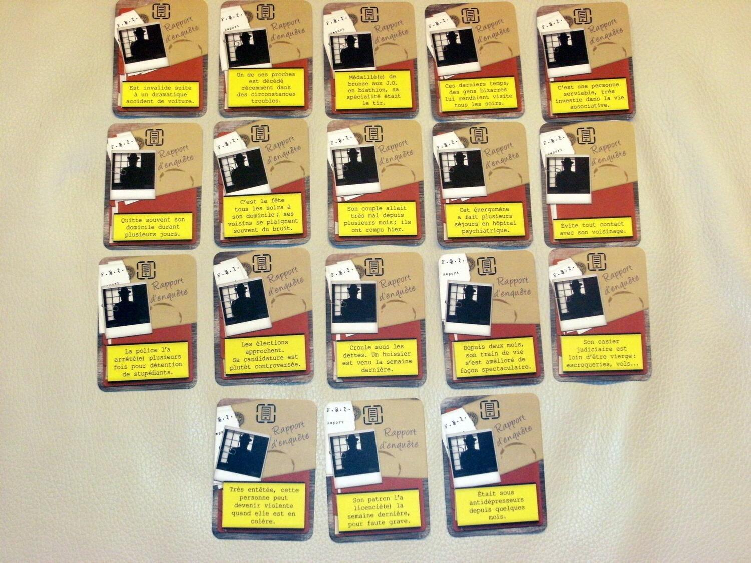 Crimebox: Investigation Cartes