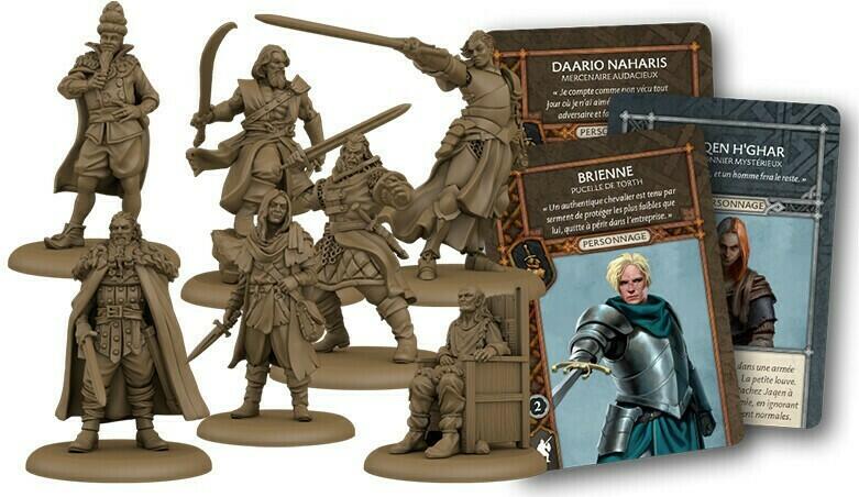 Le Trône de Fer: Le Jeu de Figurines - Héros Neutres 2 Eclate