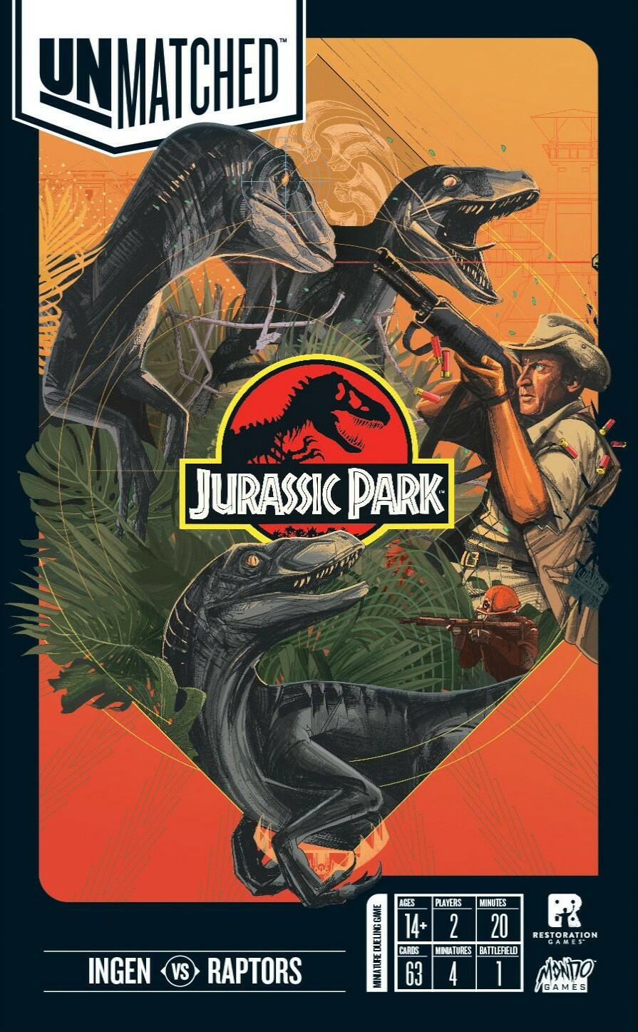 Unmatched: Jurassic Park - InGen vs Raptors Cover