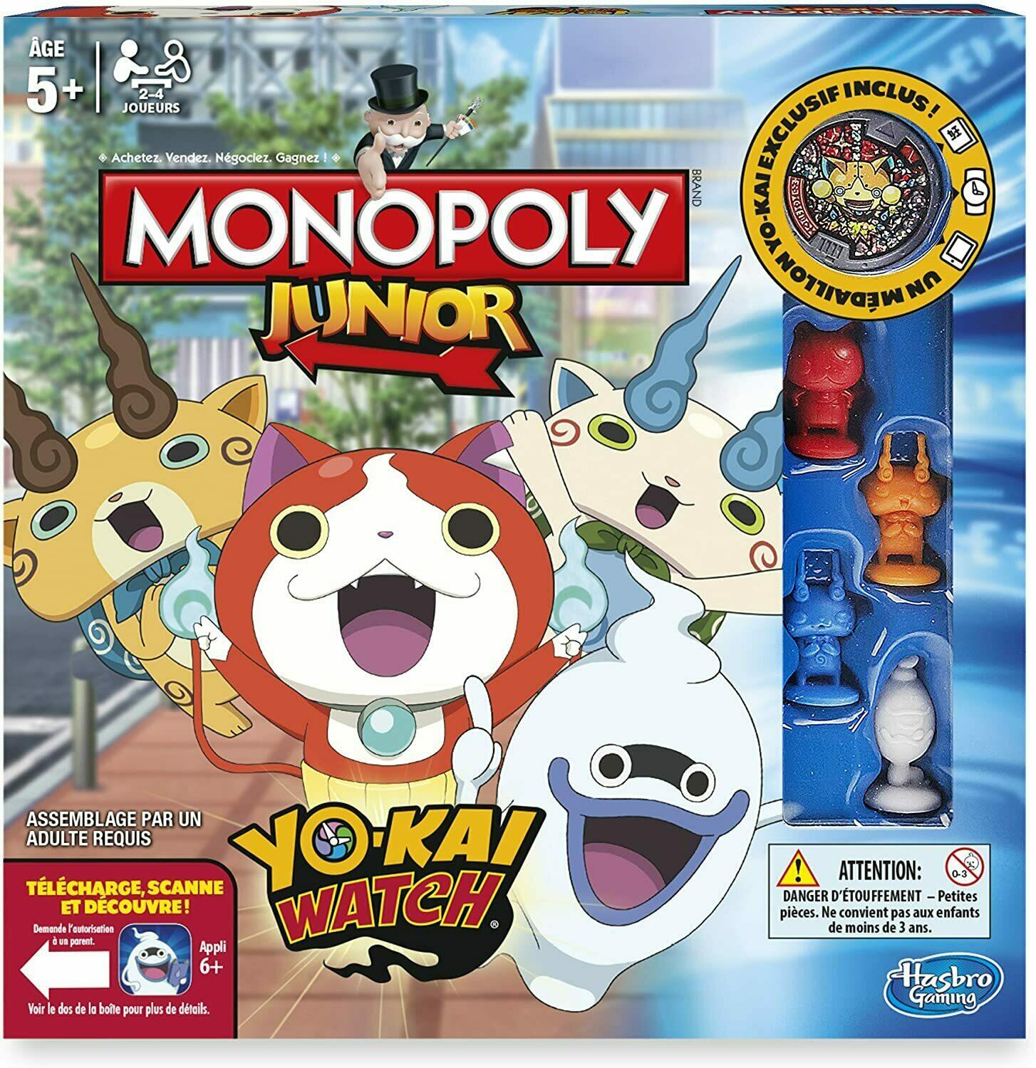 Monopoly: Junior - Yo-Kaï Watch Cover 3d