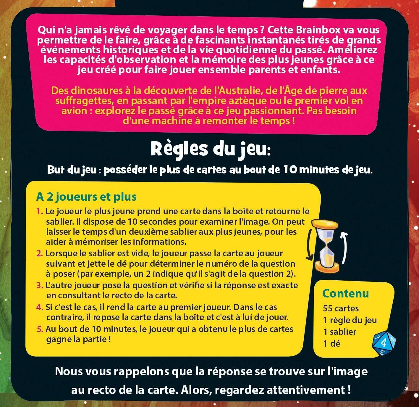 BrainBox: Voyage dans le Temps Back