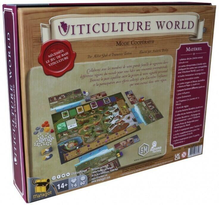 Viticulture: World - Mode Coopératif Back 3d
