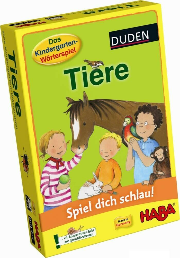 Das Kindergarten-Wörterspiel: Tiere Cover 3d