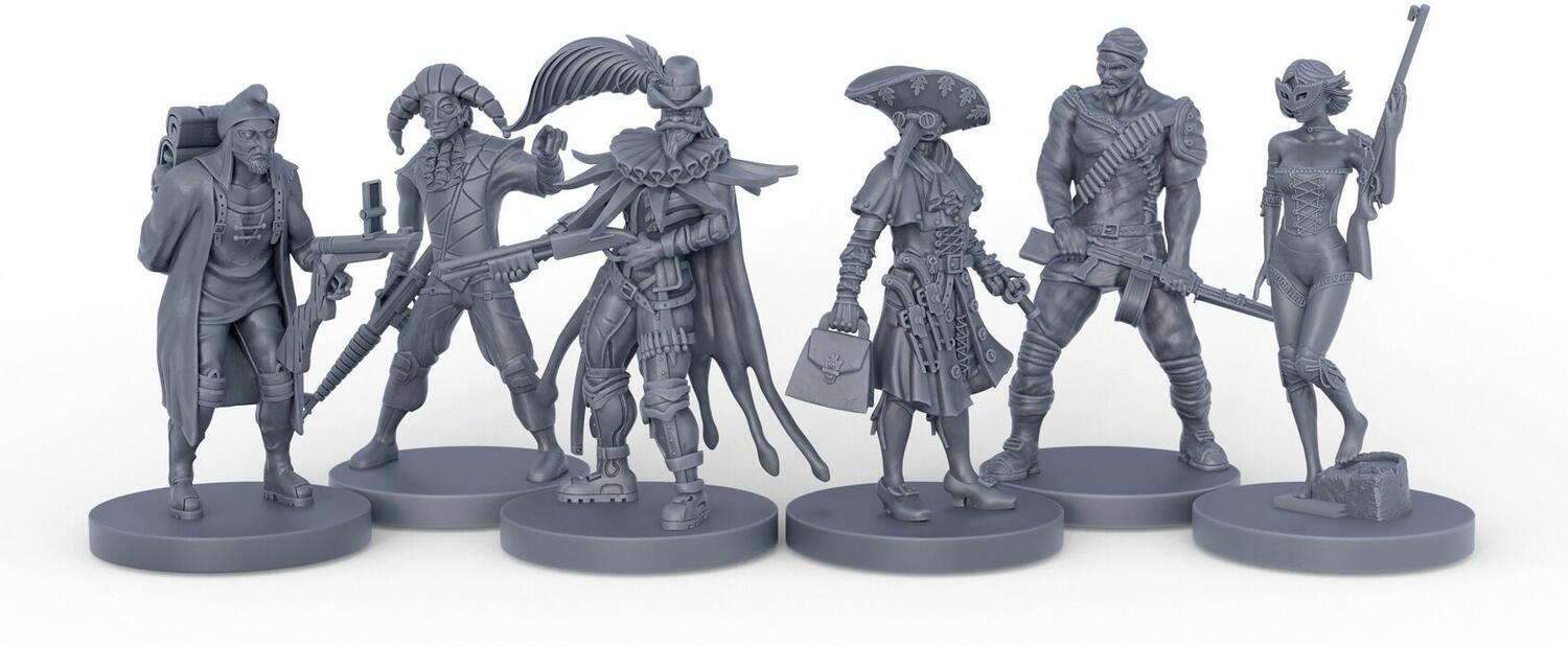 Carnival Zombie Figurines