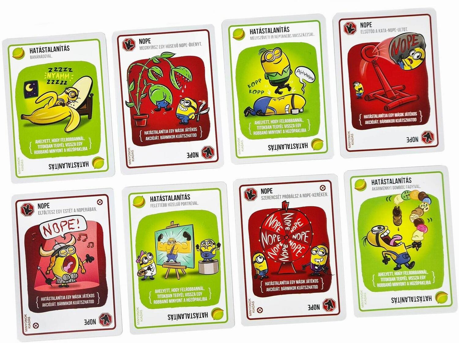 Exploding Minions Cartes
