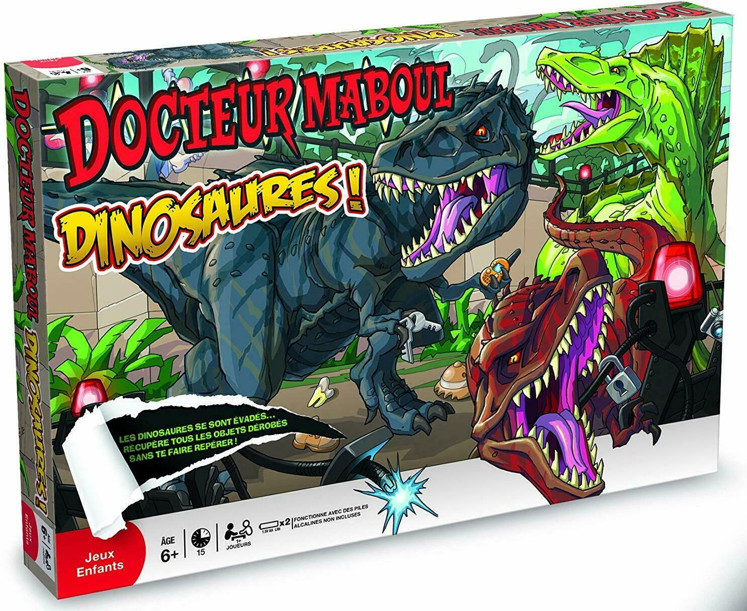 Docteur Maboul: Dinosaures ! Cover 3d
