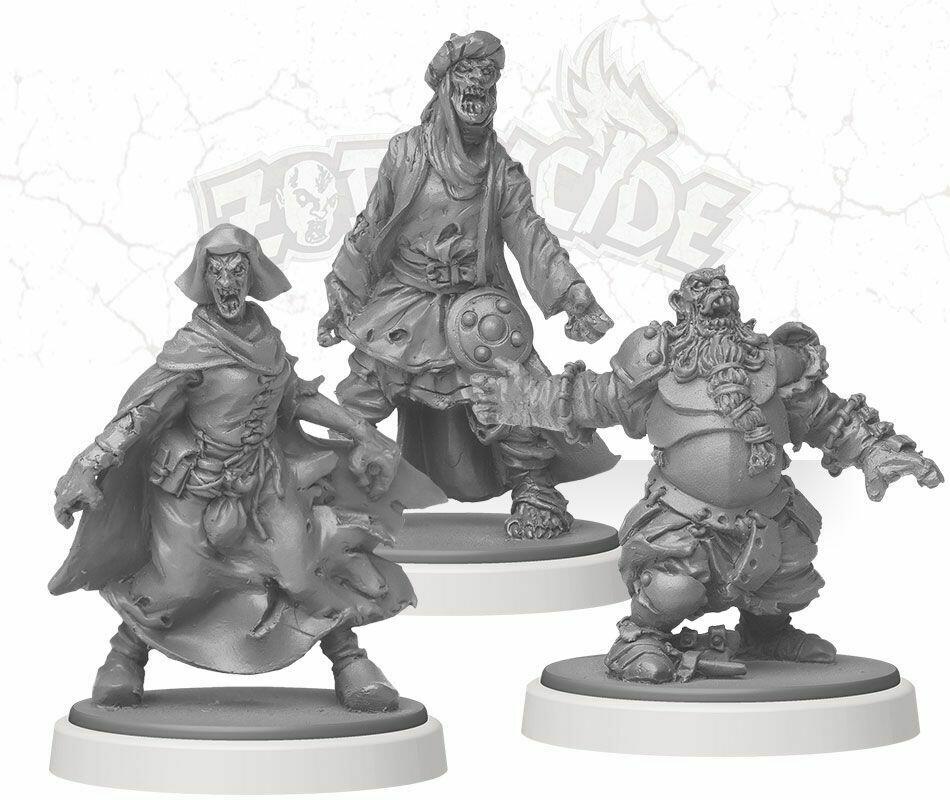 Zombicide: Black Plague - NPC-1 - Notorious Plagued Characters Figurines