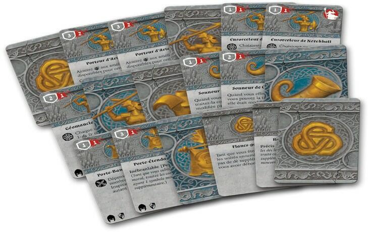 Runewars: Le Jeu de Figurines - Commandement d’Infanterie Daqan Cartes