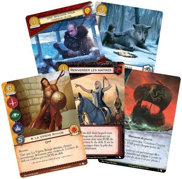 Le Trône de Fer: Le Jeu de Cartes - La Vengeance d'Oberyn Cartes