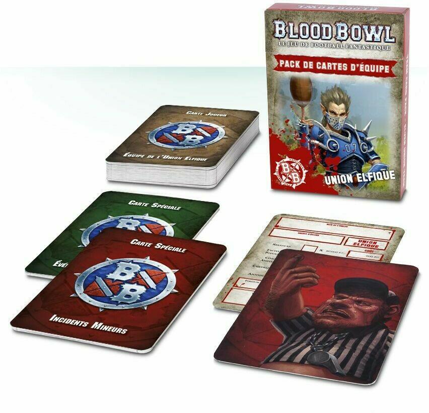Blood Bowl: Le Jeu de Football Fantastique - Pack de Cartes d'Équipe - Union Elfique Eclate