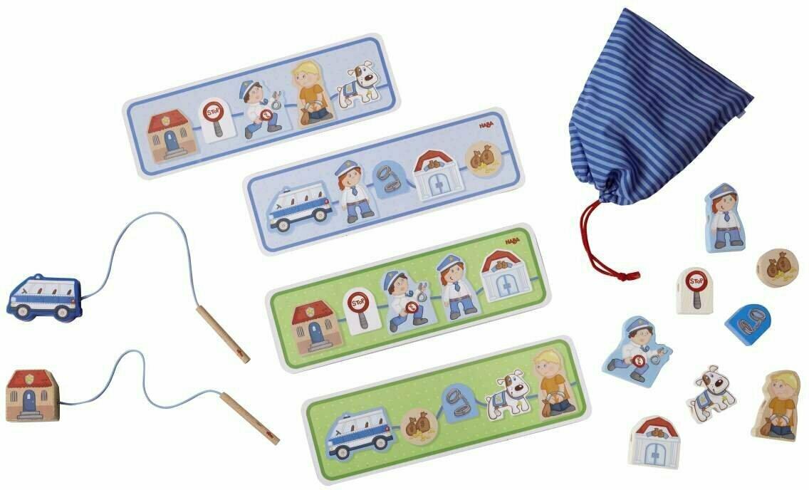 Fädelspiel: Polizei Eclate