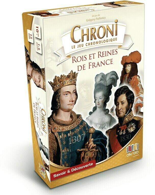 Chroni: Rois et Reines de France Cover 3d