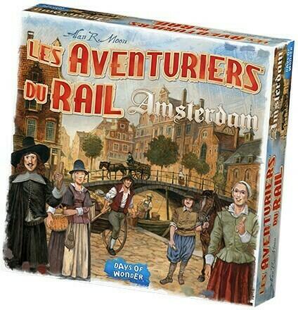 Les Aventuriers du Rail: Amsterdam Cover 3d