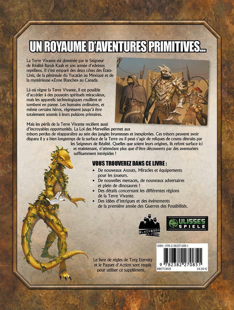 Torg Eternity: La Terre Vivante Back