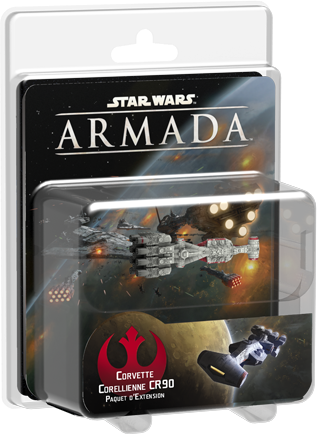 Star Wars: Armada - Corvette Corellienne CR90 Cover Transparent