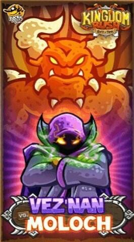 Kingdom Rush: Faille Temporelle - Vez'nan vs. Moloch Cover