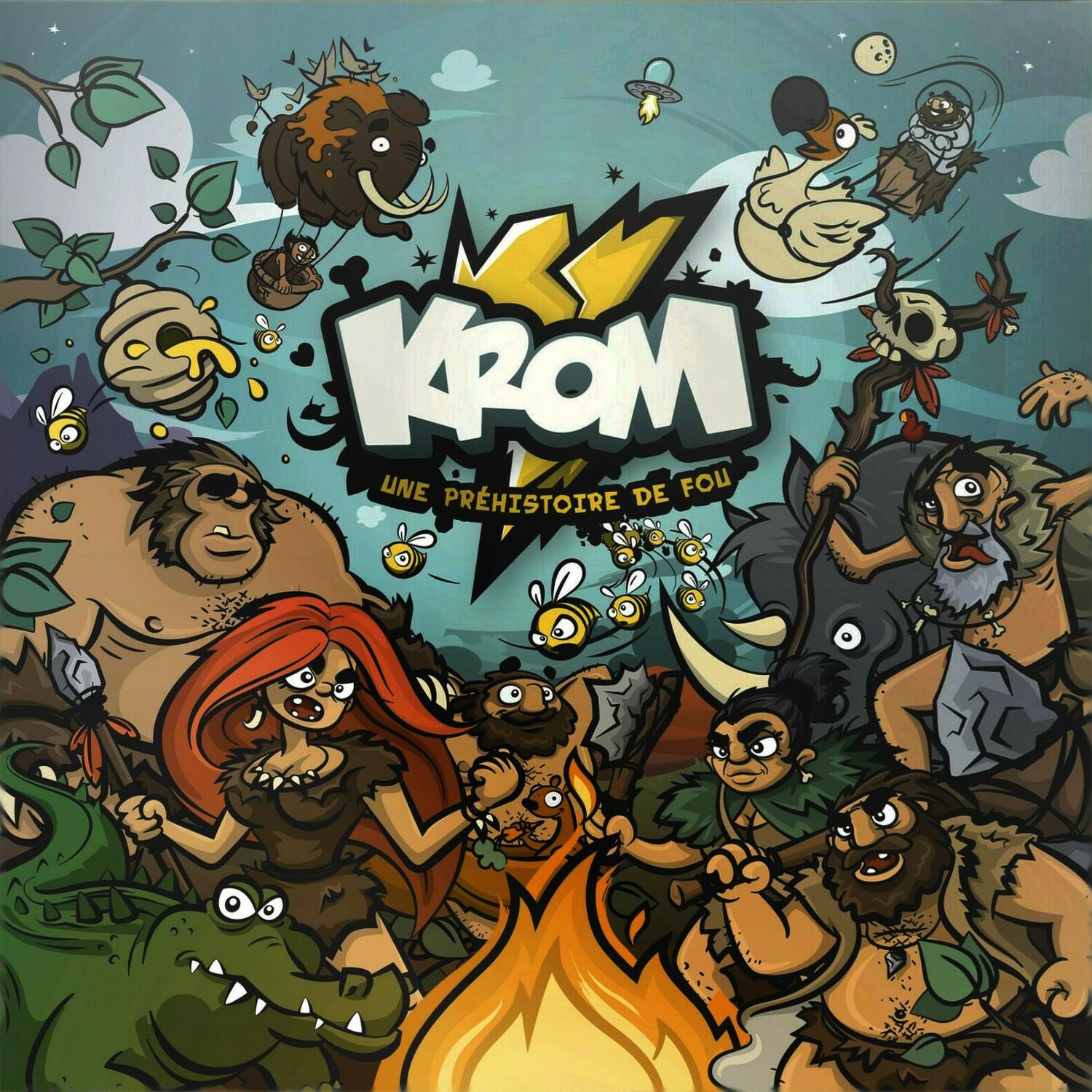 Krom: Une Préhistoire de Fou Cover