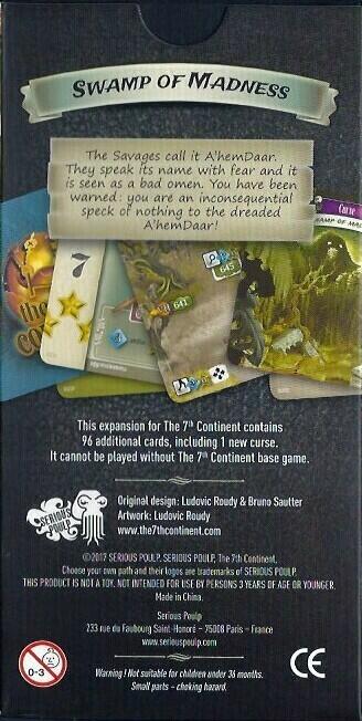 The 7th Continent: Swamp of Madness Back