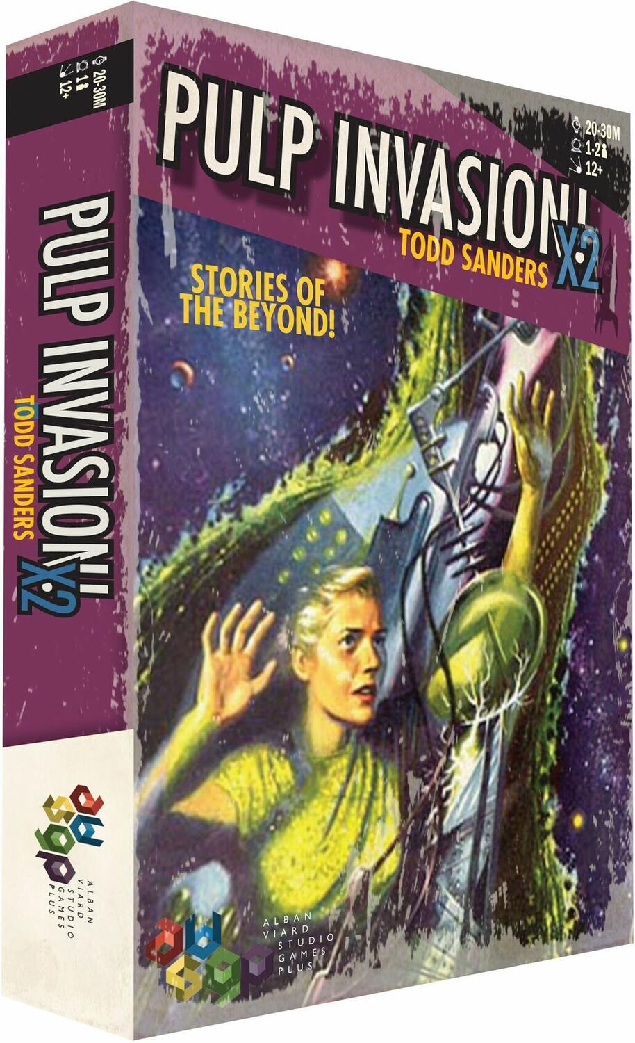 Pulp Invasion: X2 Cover 3d