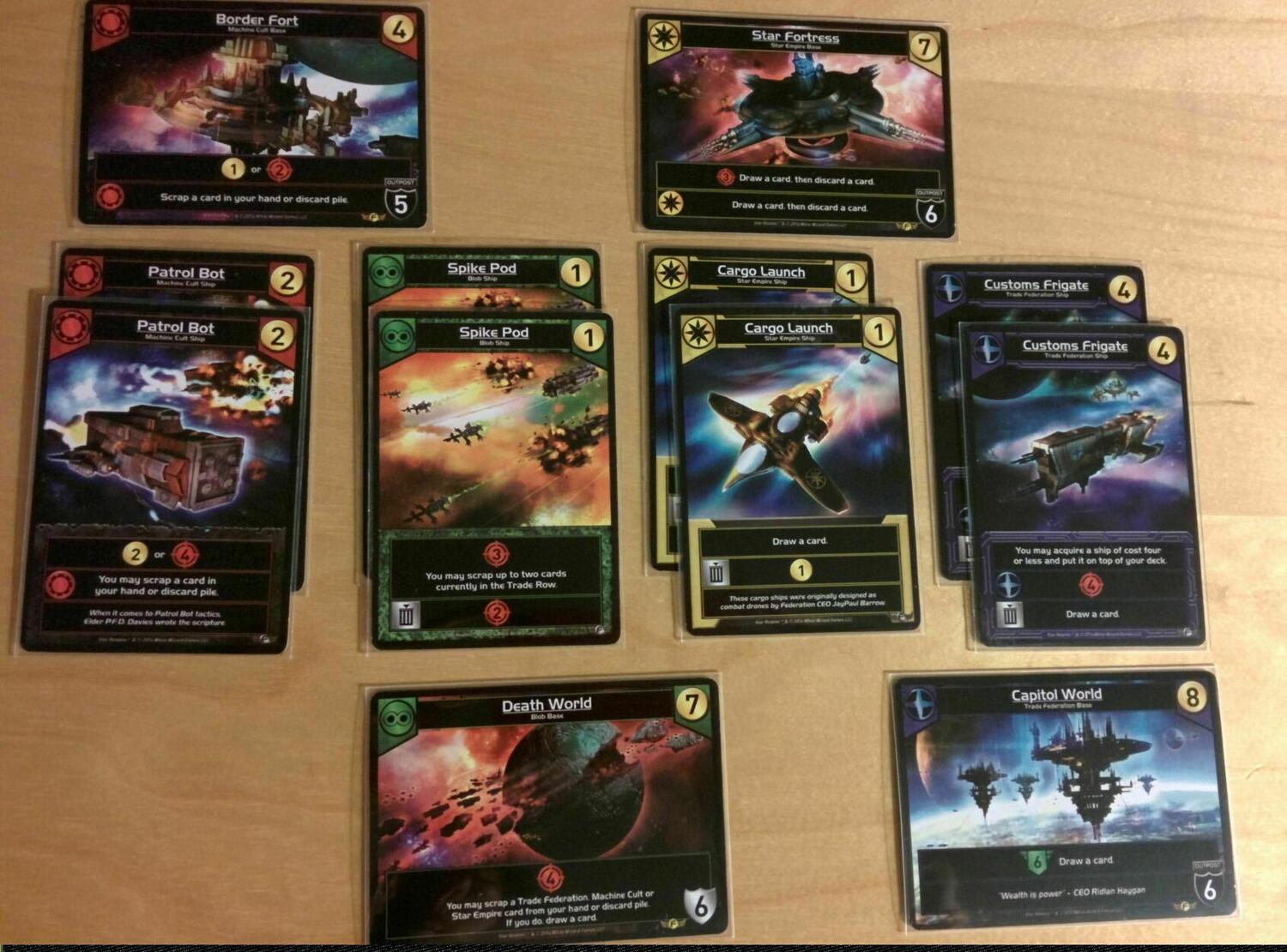 Star Realms: Crisis - Flottes et Bastions Cartes
