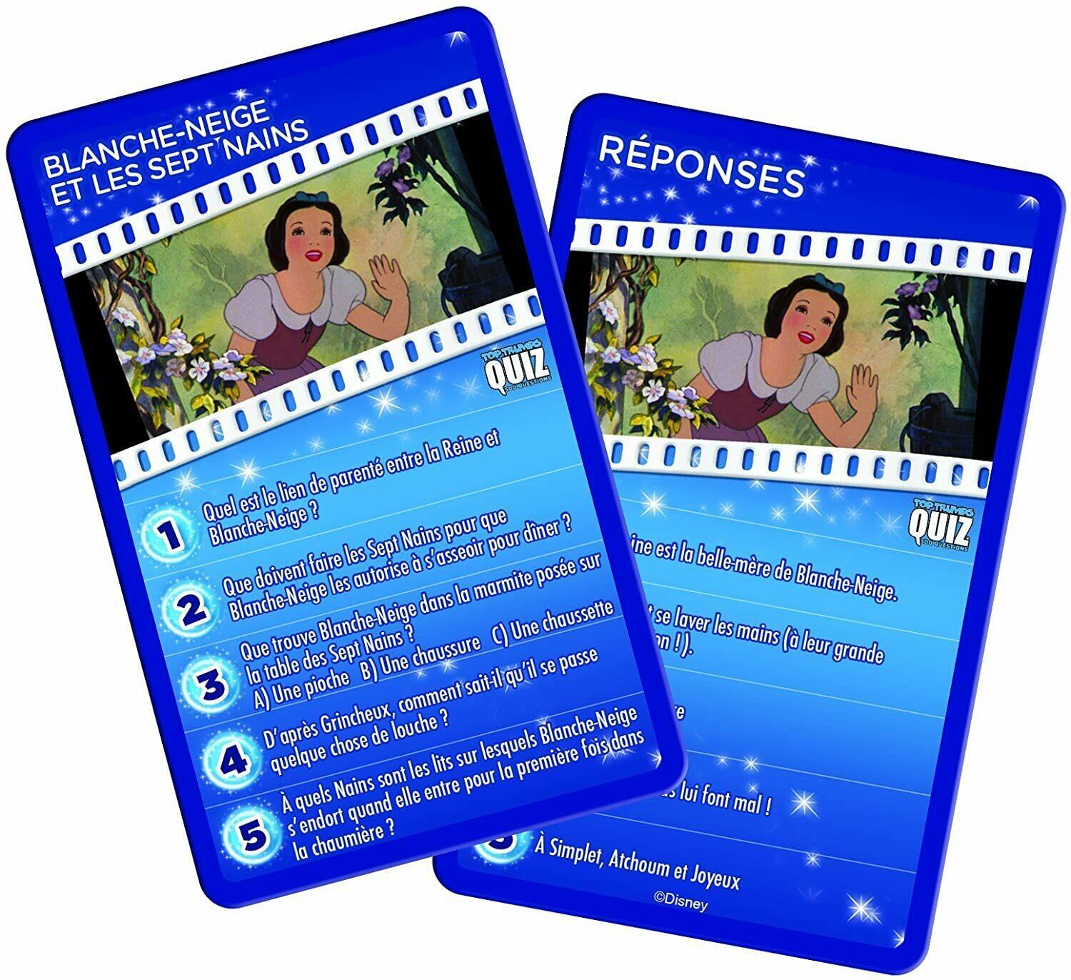 Top Trumps: Quiz - Disney Cartes