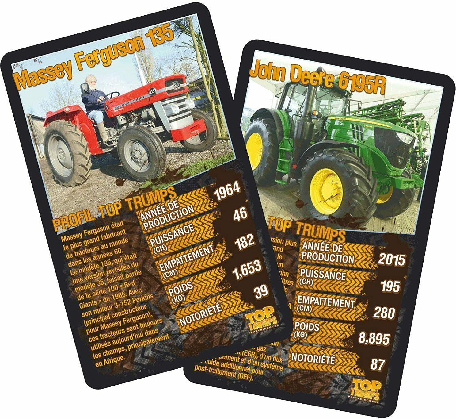 Top Trumps: Tracteurs Cartes