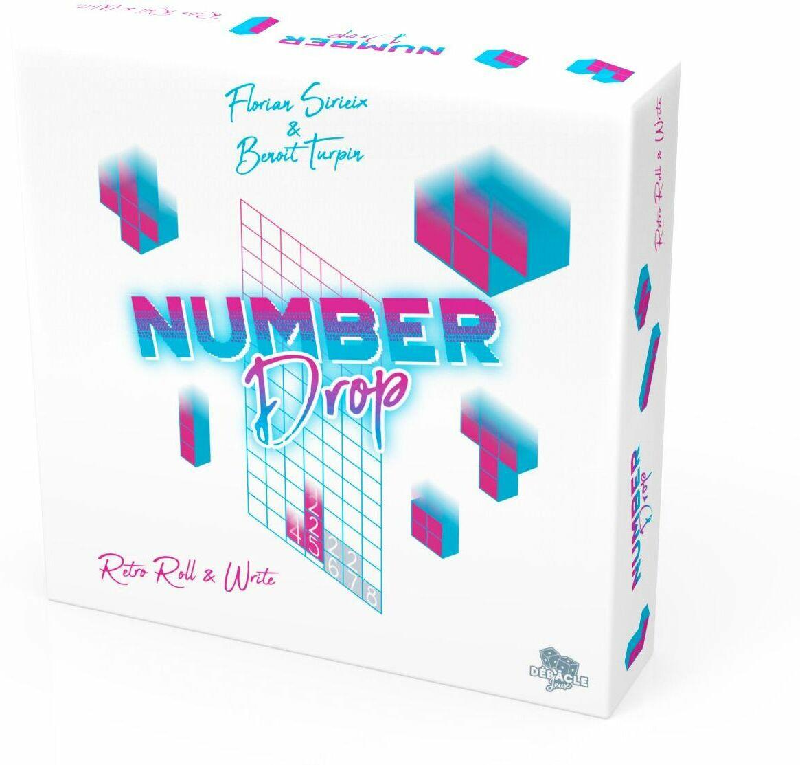 Number Drop Cover 3d
