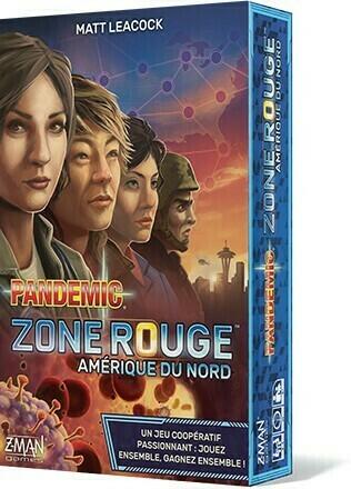 Pandemic: Zone Rouge - Amérique du Nord Cover 3d