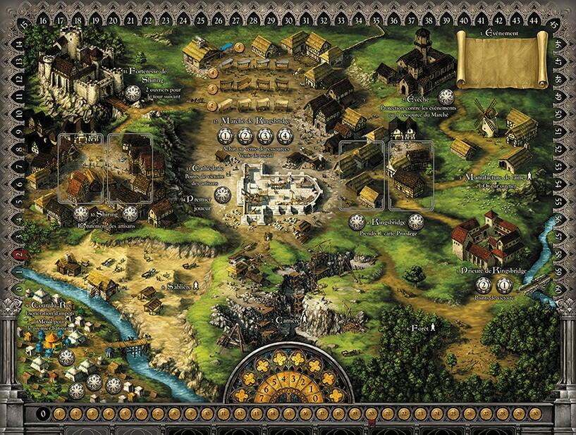 Les Piliers de la Terre Map