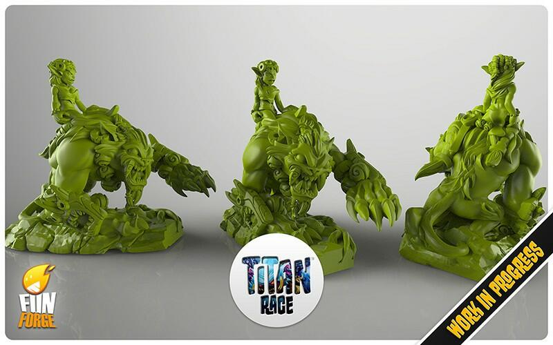 Titan Race Figurines