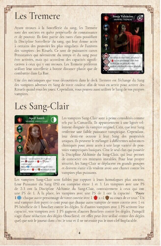 Vampire: The Masquerade - Rivals - Sang et Alchimie Carte