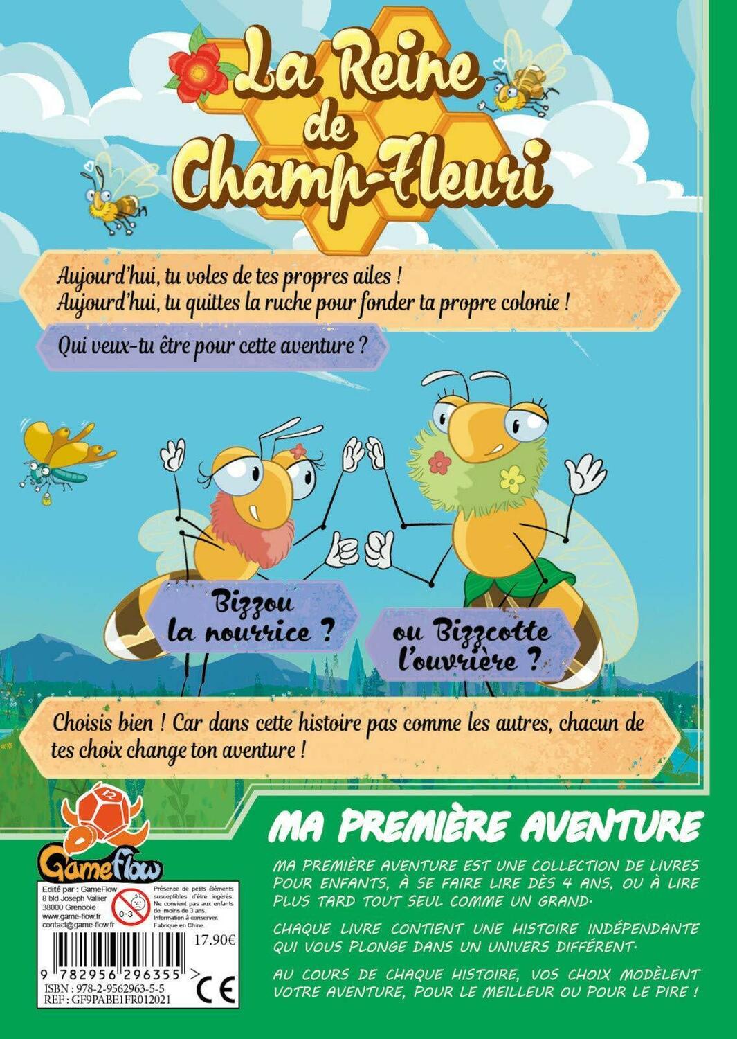 Ma Première Aventure: La Reine de Champ-Fleuri Back