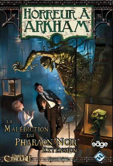 Horreur à Arkham: La Malédiction du Pharaon Noir Cover