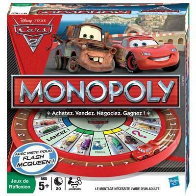 Monopoly: Cars 2 Cover 3d