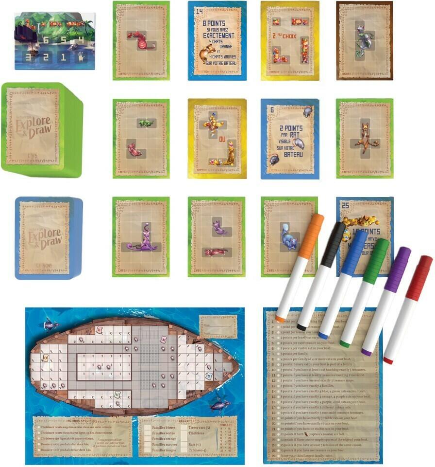 L'Île des Chats: Explore & Draw Eclate