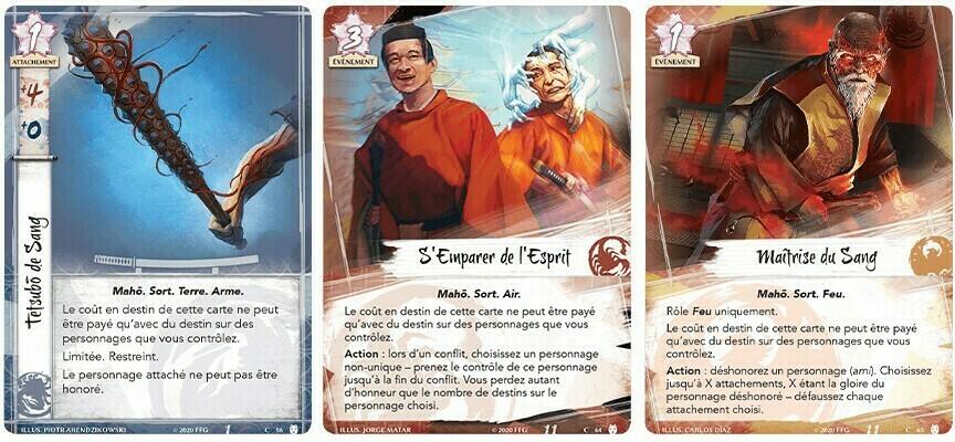 La Légende des Cinq Anneaux: Le Jeu de Cartes - Une Offrande Pourpre Cartes