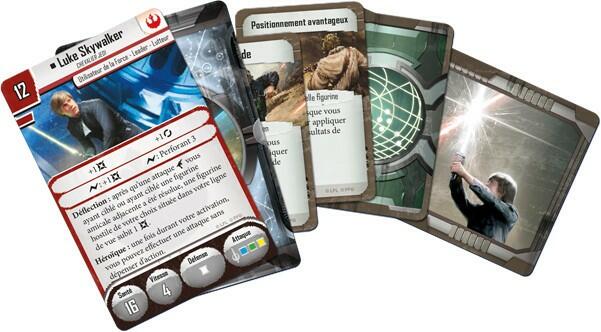 Star Wars: Assaut sur l'Empire - Luke Skywalker - Chevalier Jedi Cartes