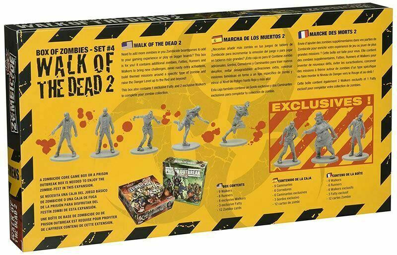 Zombicide: Box of Zombies Set #4 - Walk of the Dead 2 Back 3d