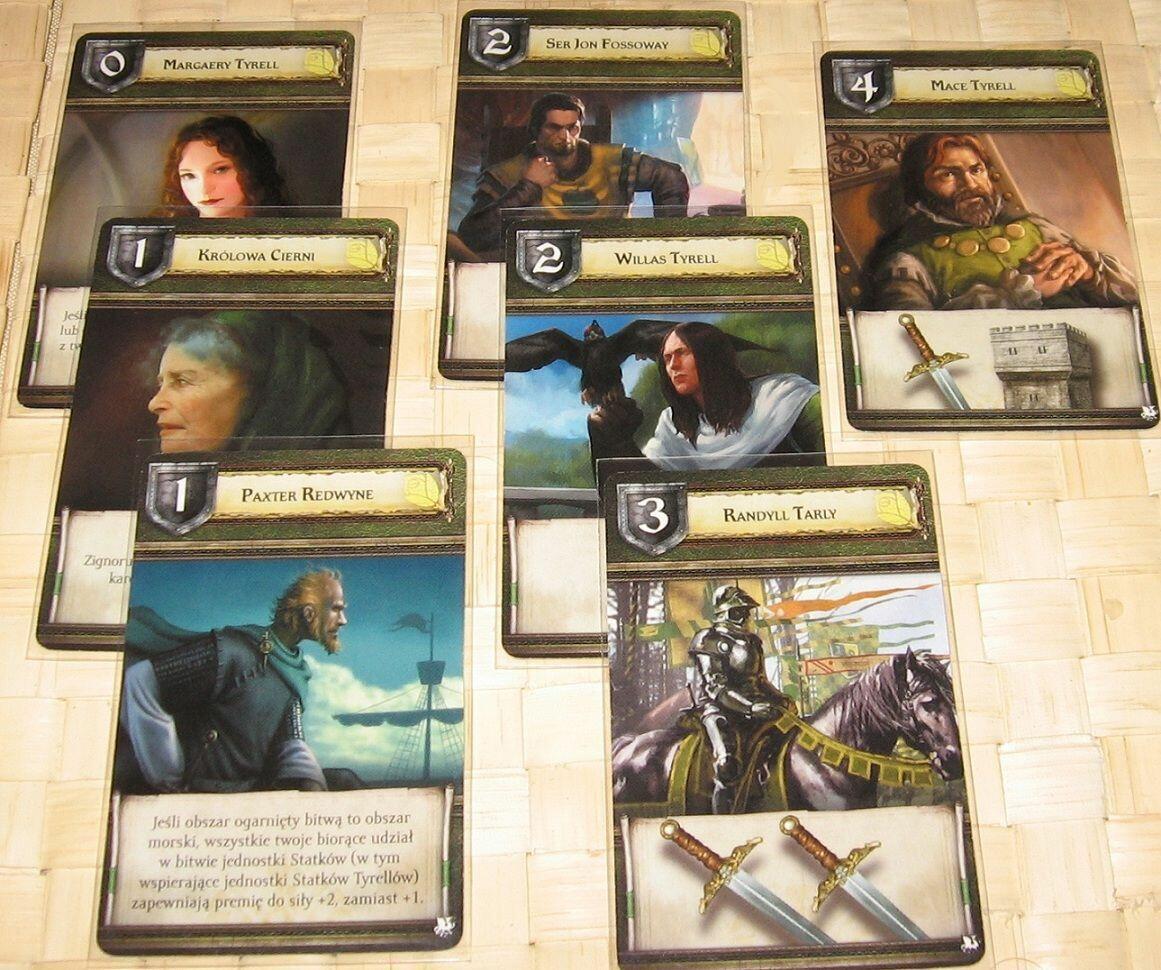 Le Trône de Fer: Le Jeu de Plateau - Une Danse avec les Dragons Cartes