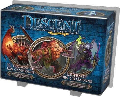 Descent: Voyages Dans les Ténèbres (Seconde Édition) - Le Traité des Champions Cover 3d