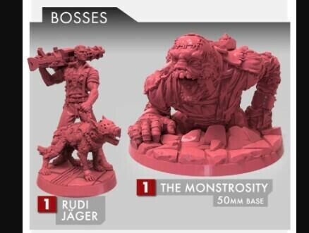 Wolfenstein: Le Jeu de Plateau - The Old Blood Figurines