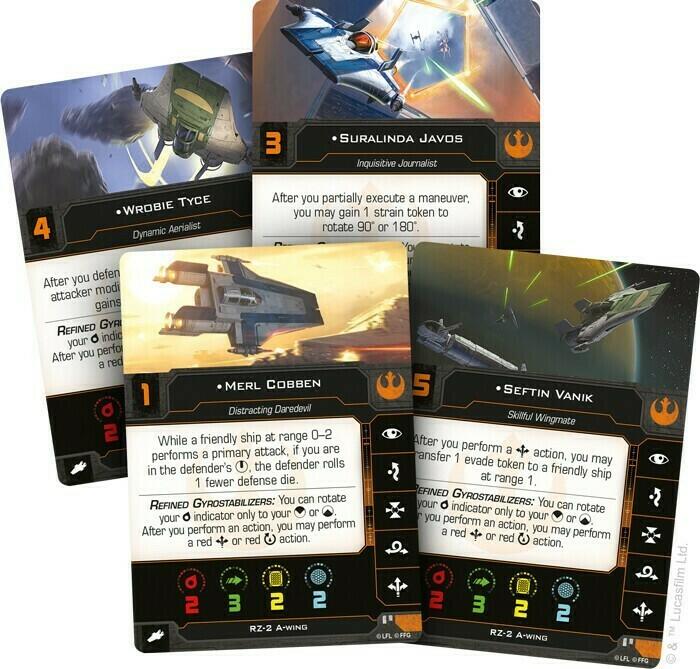 Star Wars: X-Wing - Hérauts de l'Espoir Cartes