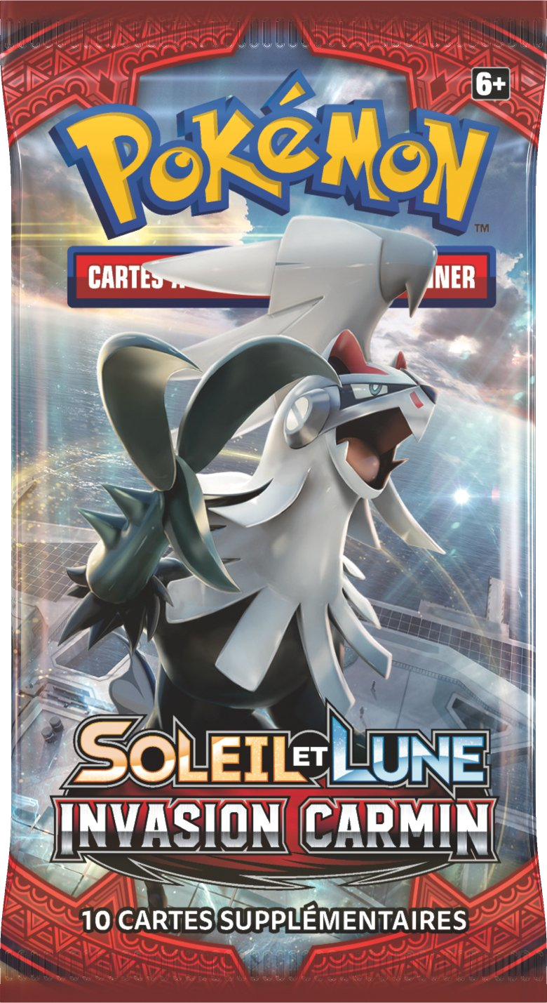 Pokémon Soleil et Lune: Invasion Carmin - Booster Cover Transparent