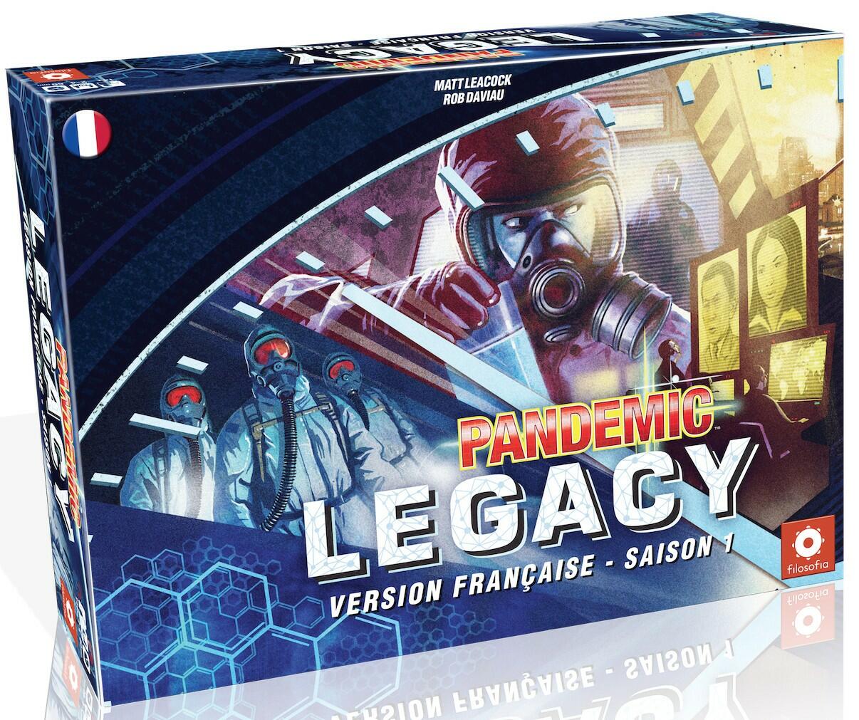Pandemic Legacy: Saison 1 (Bleue) Cover 3d